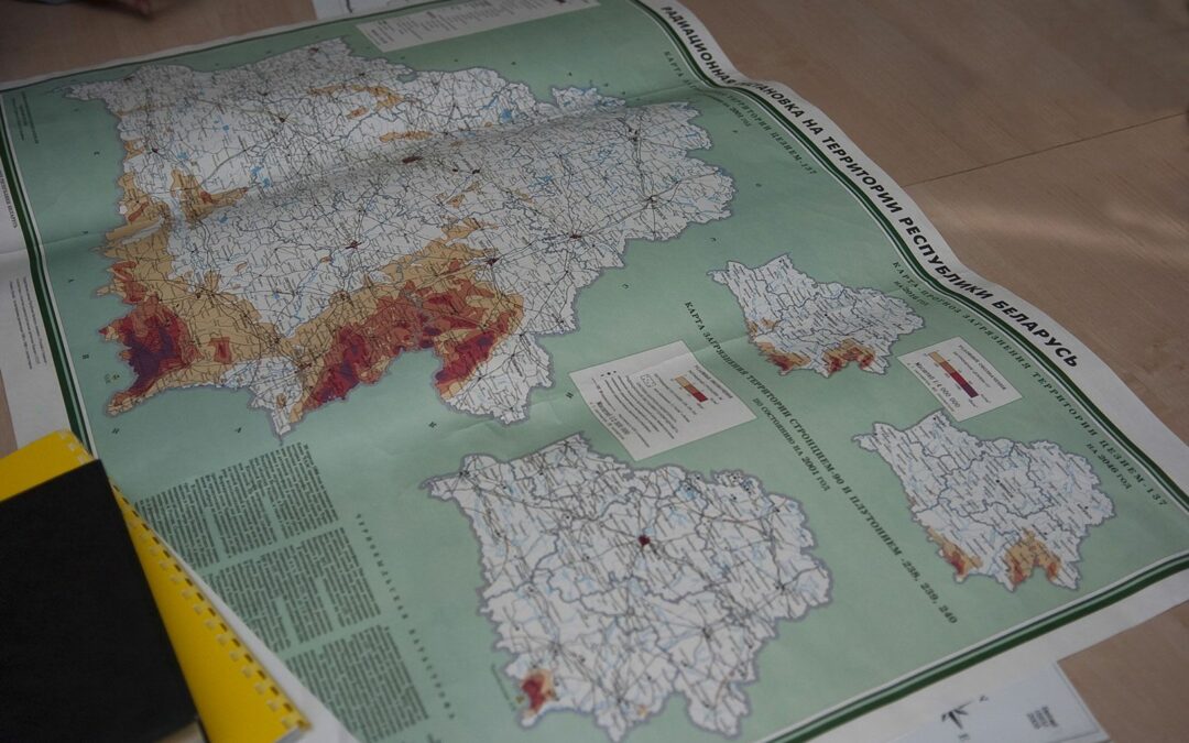 01 Mapa de las zonas más radioactivas de Bielorrusia